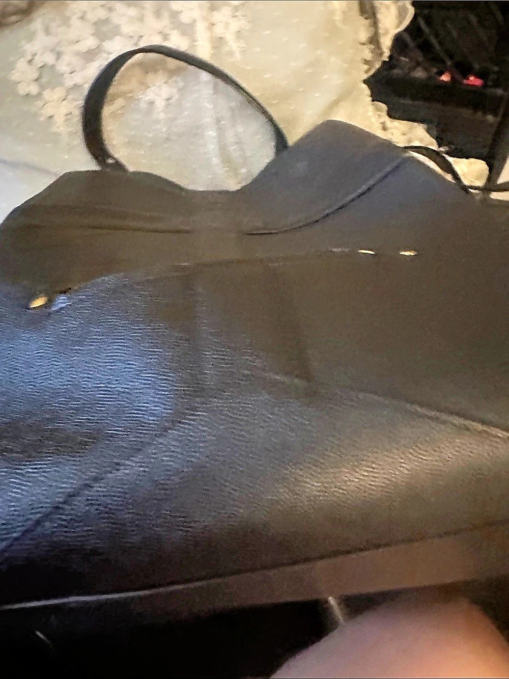 Jerome Dreyfuss Black Leather Tote Bag